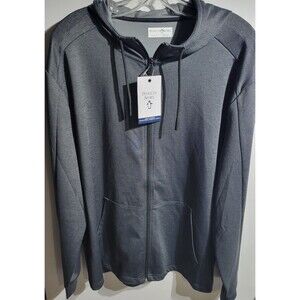 Penguin Sport Full Zip Jacket Mens XL Insignia Gray $95 NEW Golf
